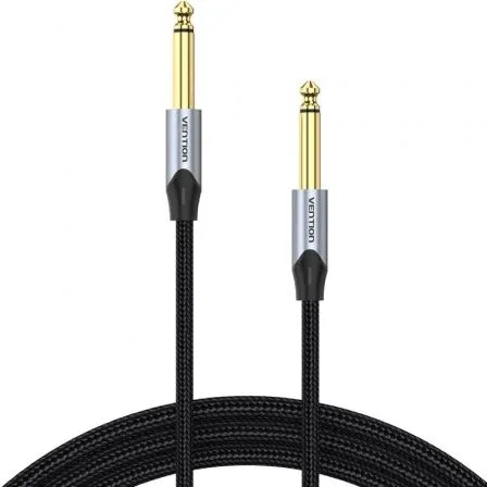 CABLE AUDIO ESTEREO JACK 6.5/M JACK 6.5/M 1.5 M GRIS VENTION